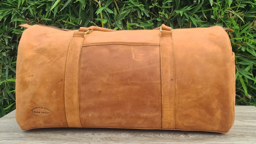 Pull Up Leather Duffle Bag