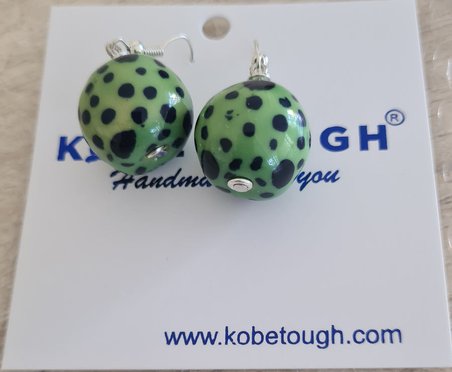 Assorted Hand made Ceramic beads earrings