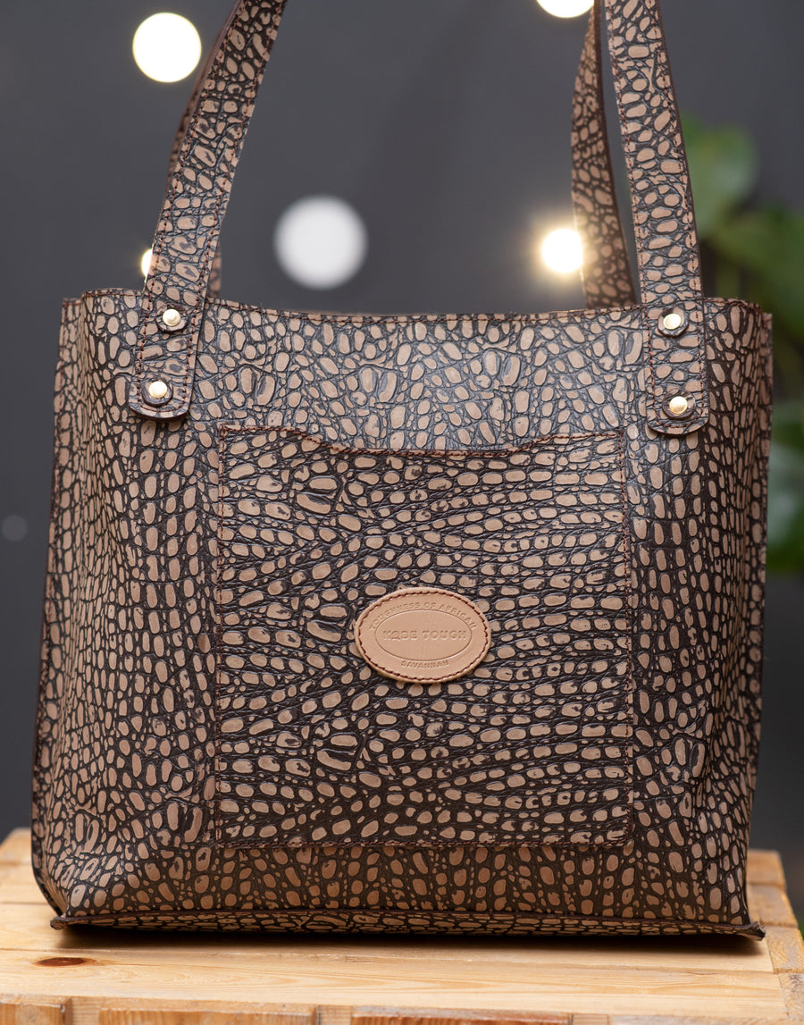 Large Urban Tote bag - Chui Printed Leather