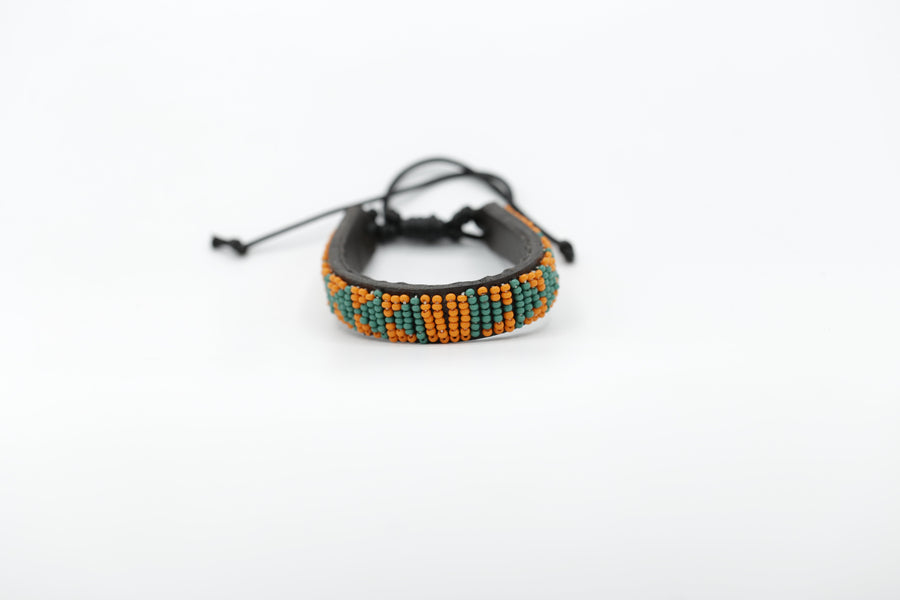 Maaai Beaded Bracelet 9 - Adjustable Cord