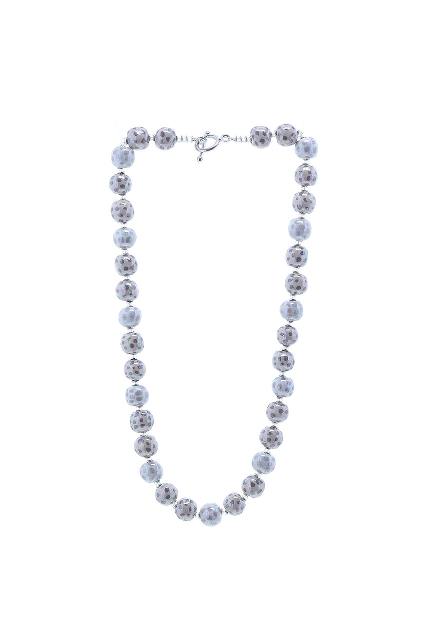 M.O.P Fudge/Granite Necklace - Kanga bead