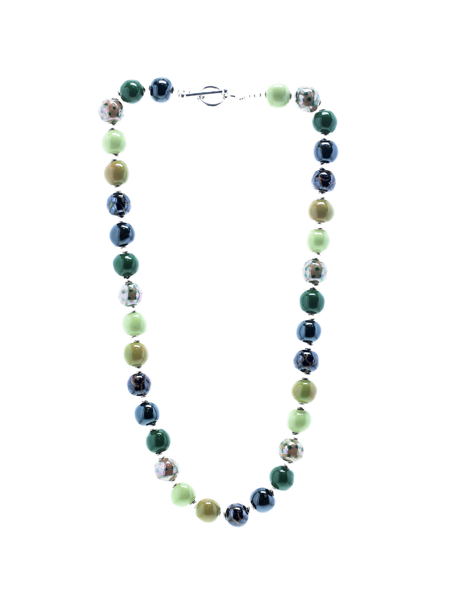 M.O.P Grassjumper necklace - Kanga bead