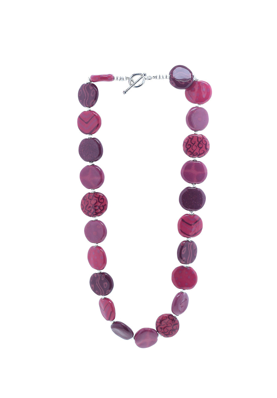 Rose Necklace - Smartie bead
