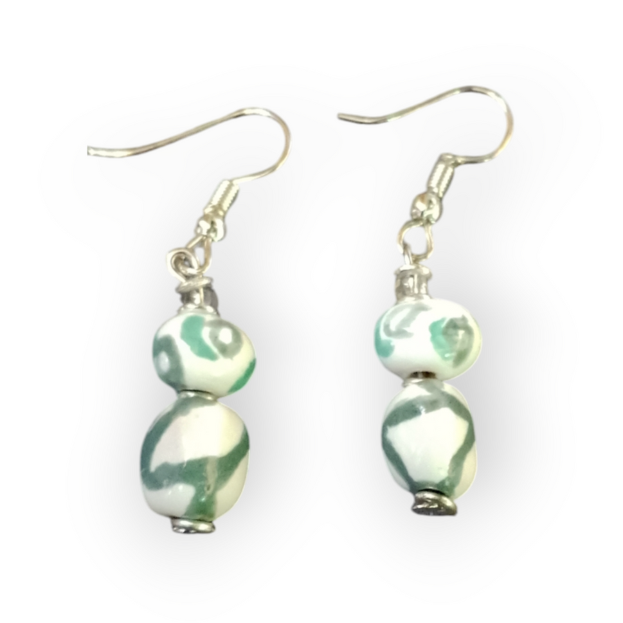 Amazing Green Duo Earrings