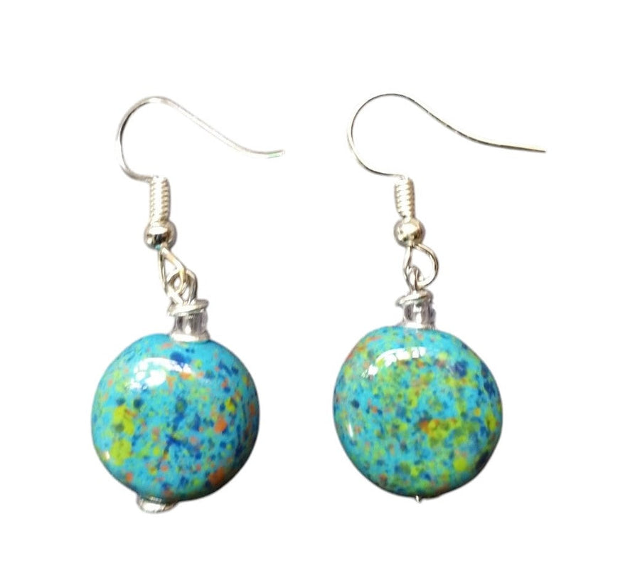 Crazzy Parrot Turquoise Splash Earring