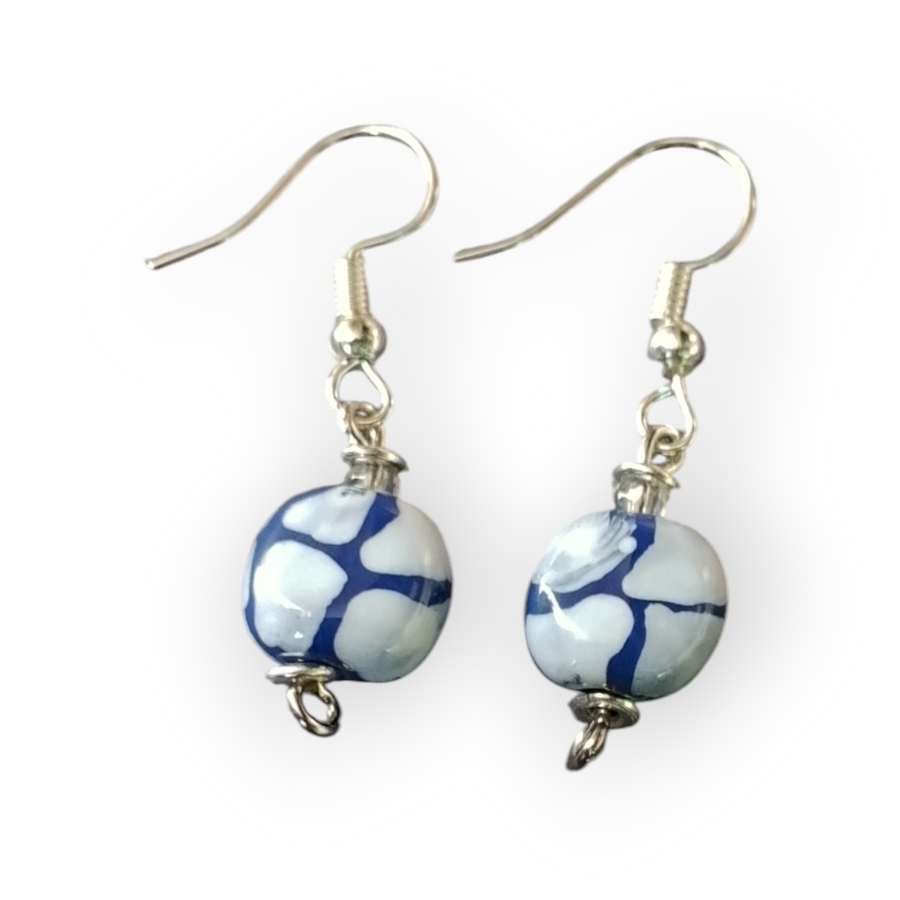 Deep Water Summer Girrafffe Earrings