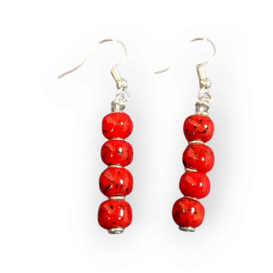 Lady Bird Splash -Classic Earring