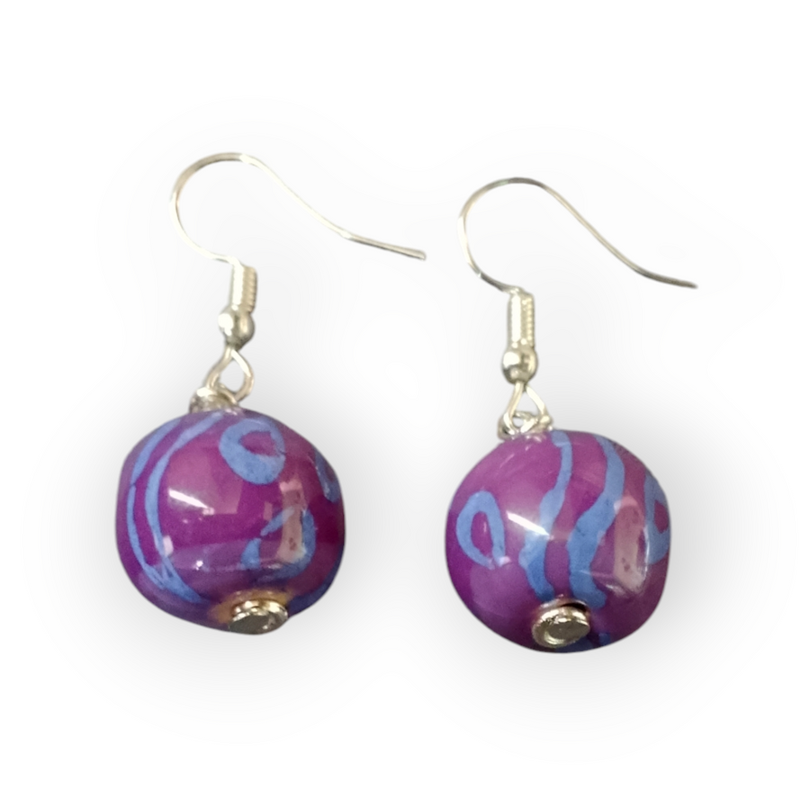 Lavender Girl Zanzibar Earrings