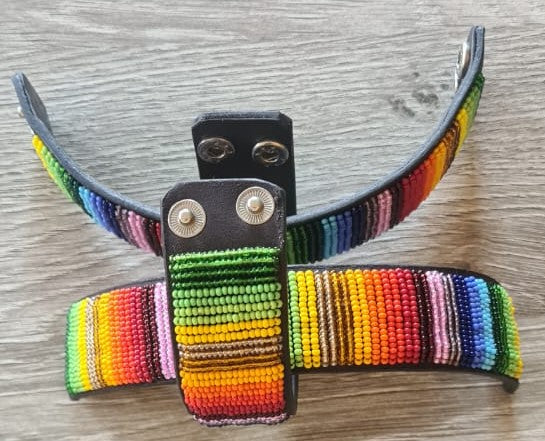 Maaai Beaded Bracelet Rainbow - Press Button