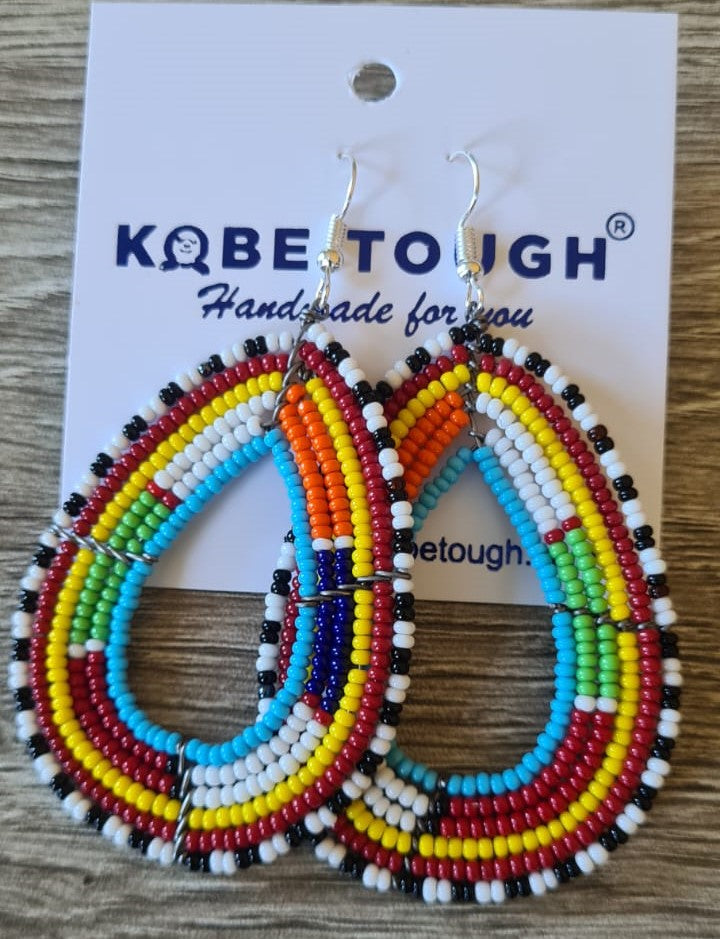 Maasai Beads Earrings Pattern 1