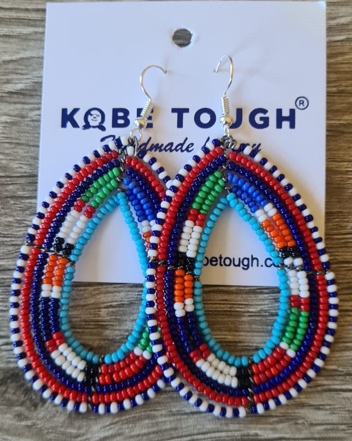 Maasai Beads Earrings Pattern 2