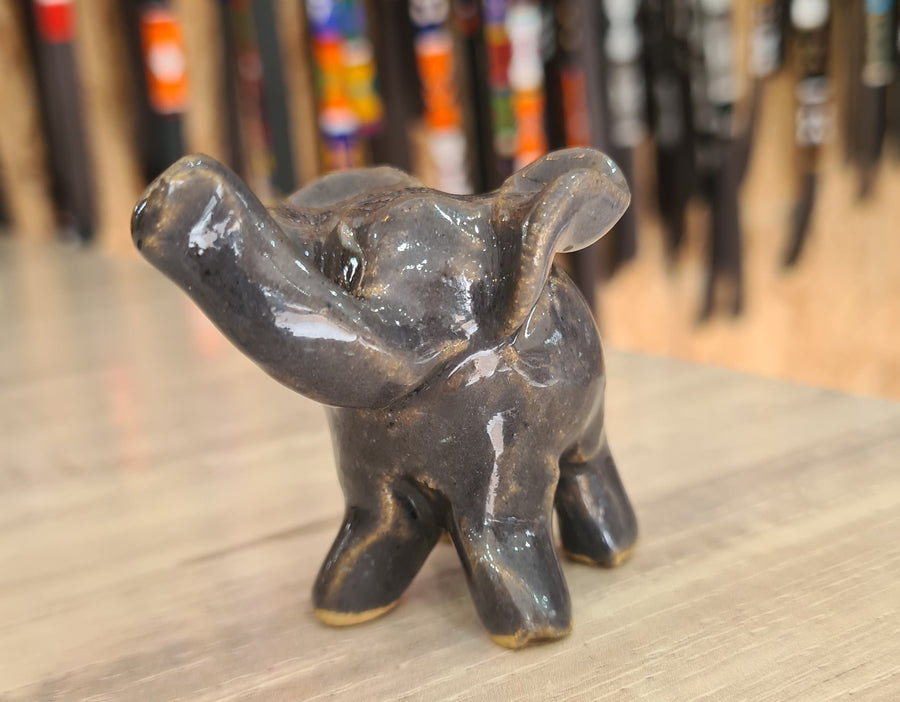 Ceramic Elephant Sculpture
