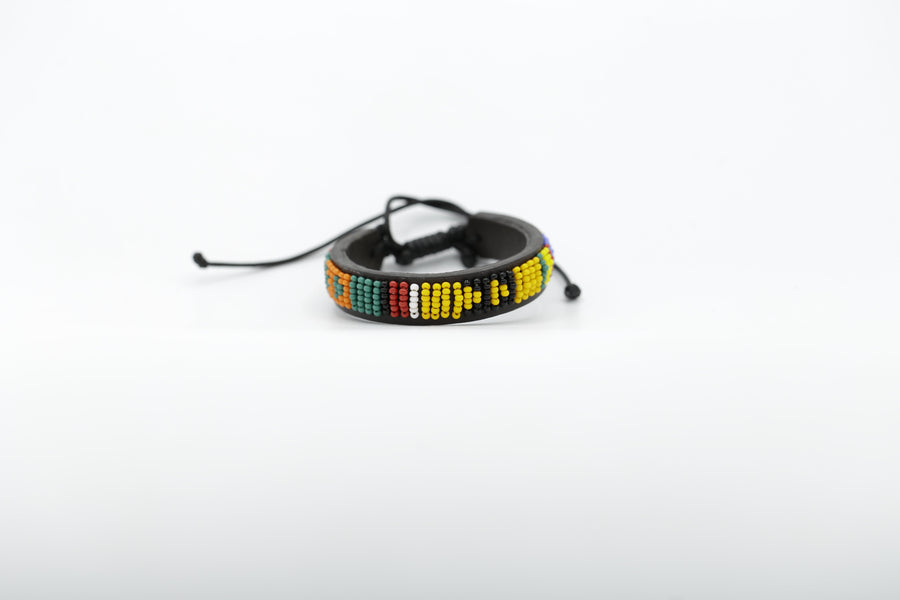 Maaai Beaded Bracelet 10 - Adjustable Cord