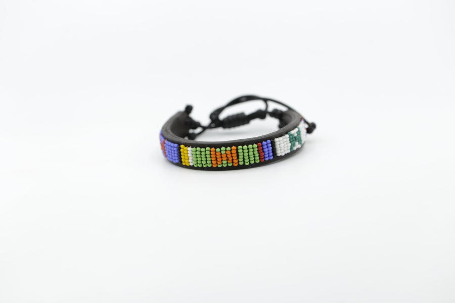 Maaai Beaded Bracelet 14 - Adjustable Cord