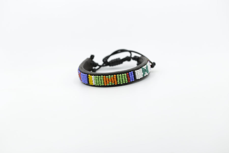 Maaai Beaded Bracelet 14 - Adjustable Cord