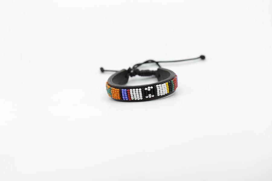 Maaai Beaded Bracelet 15 - Adjustable Cord