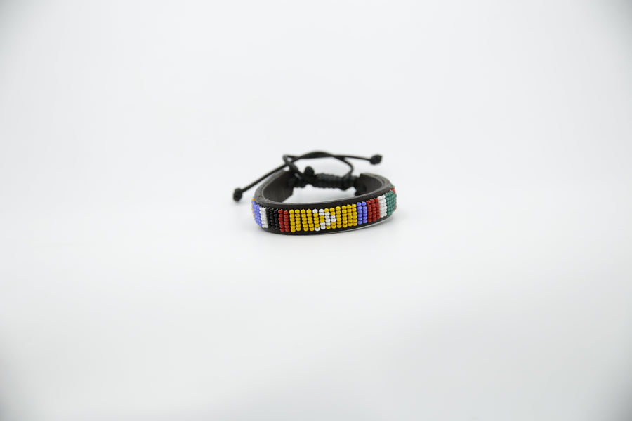Maaai Beaded Bracelet 16 - Adjustable Cord
