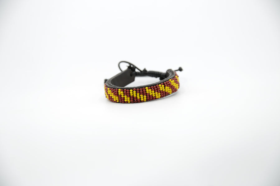 Maaai Beaded Bracelet 19 - Adjustable Cord