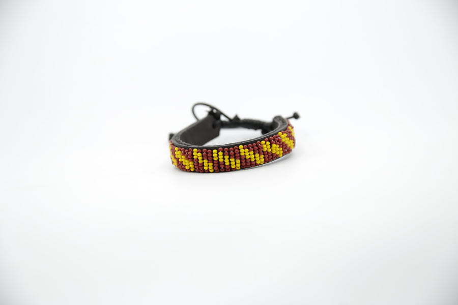 Maaai Beaded Bracelet 19 - Adjustable Cord