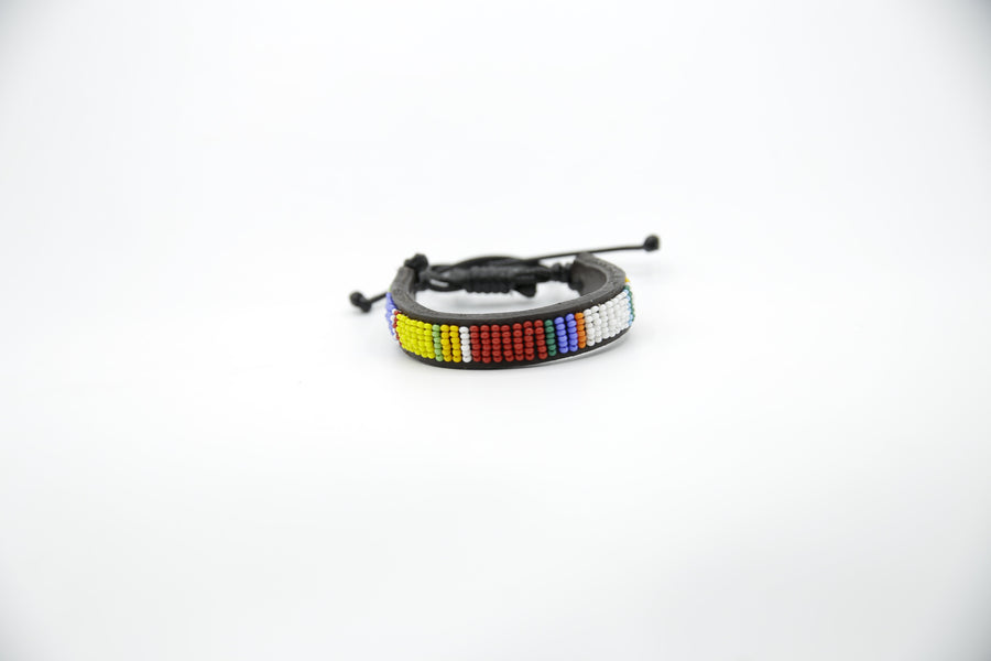 Maaai Beaded Bracelet 27 - Adjustable Cord