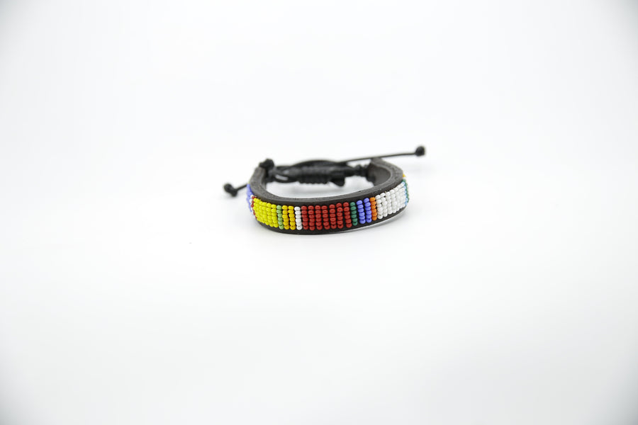 Maaai Beaded Bracelet 27 - Adjustable Cord