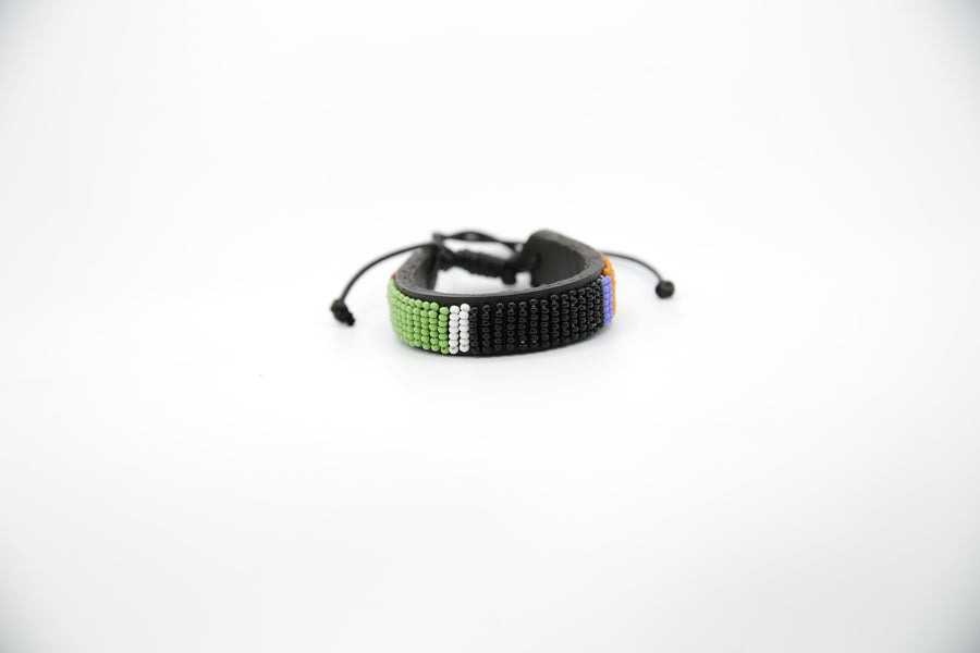 Maaai Beaded Bracelet 28 - Adjustable Cord