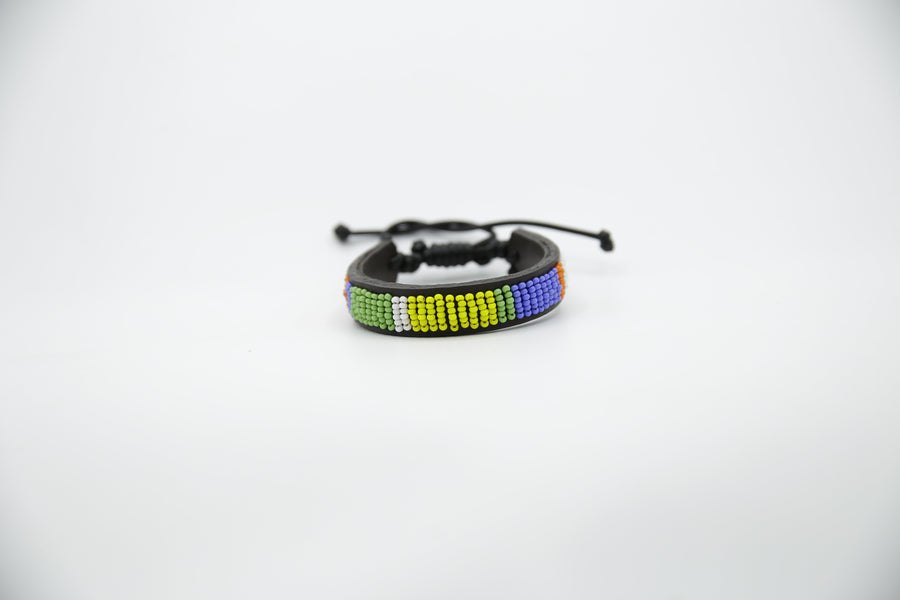 Maaai Beaded Bracelet 31 - Adjustable Cord