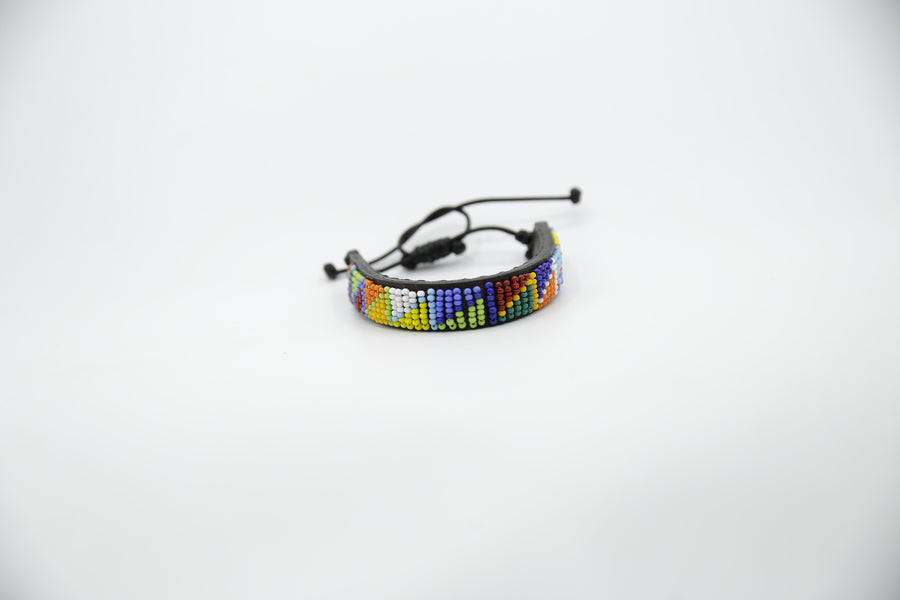 Maaai Beaded Bracelet 32 - Adjustable Cord