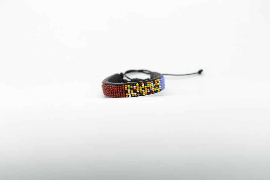 Maaai Beaded Bracelet 6 - Adjustable Cord