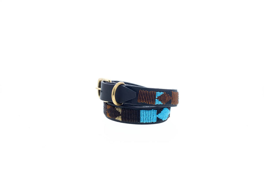 Earth Turquoise Diamond Dog Collar