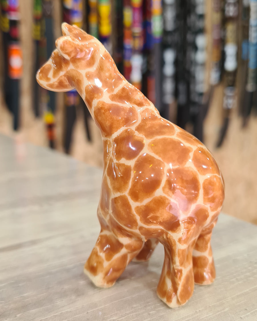 Ceramic Giraffe Sculpture