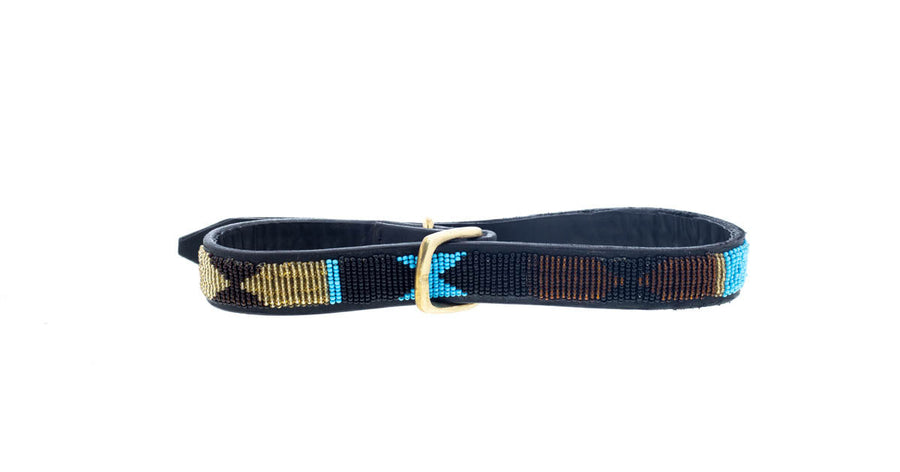 Lamu Earth Turquoise Dog Collar