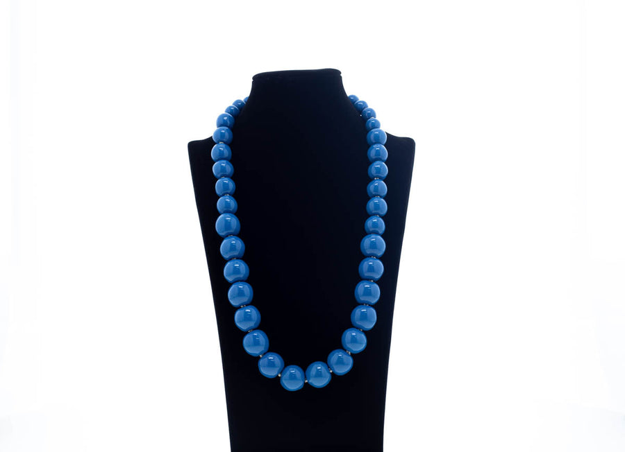 Mexican Blue Necklace - Petit Tango bead