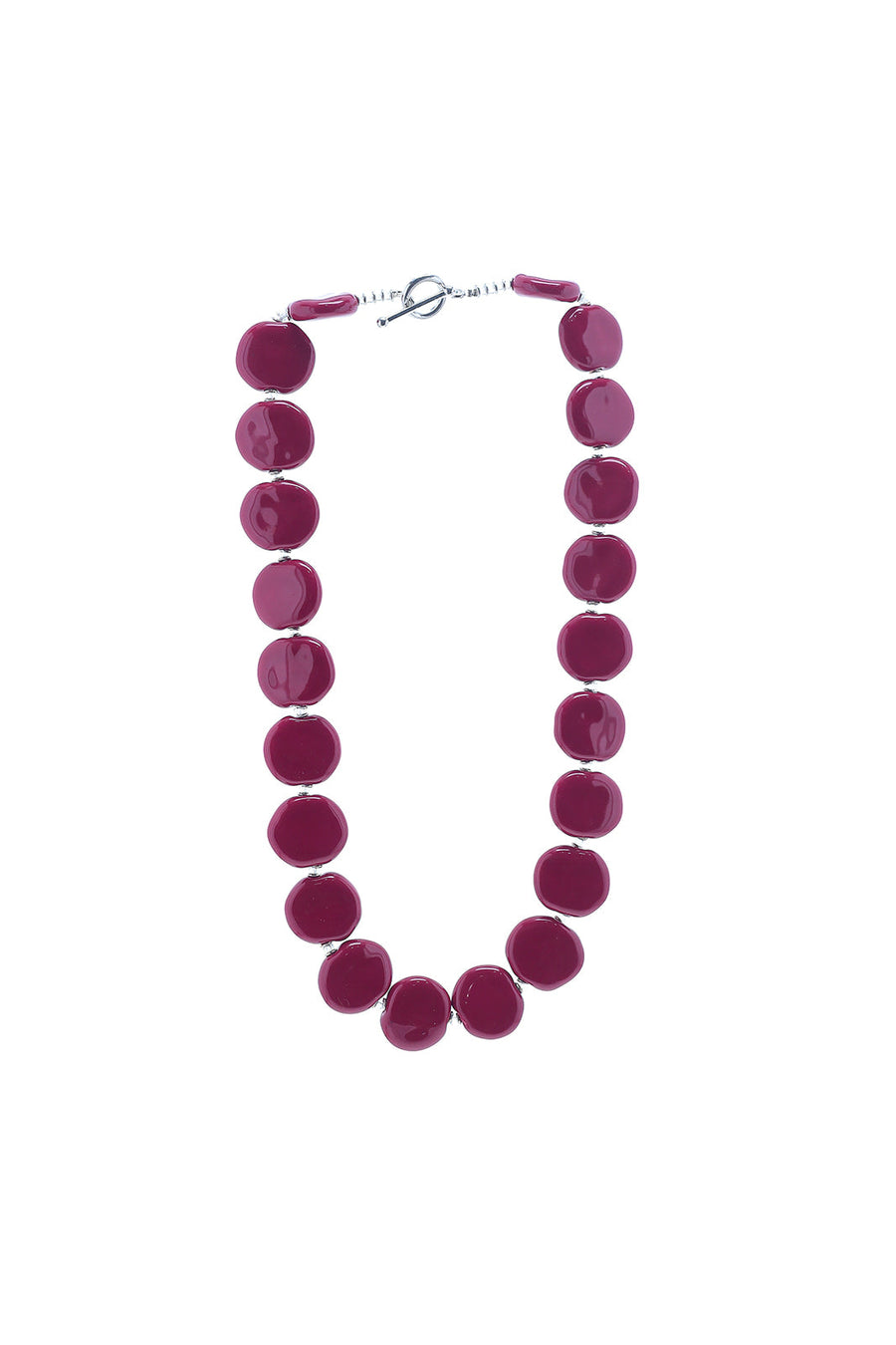 Bright Red Necklace - Smartie bead