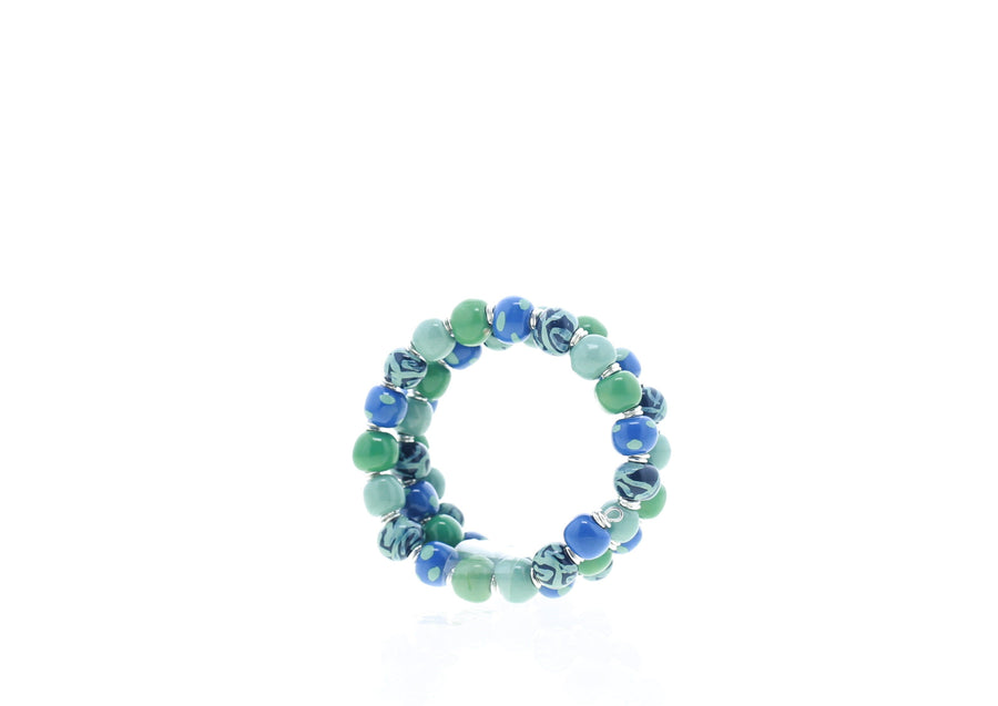 Green Lioness Bracelet - Tiny Round