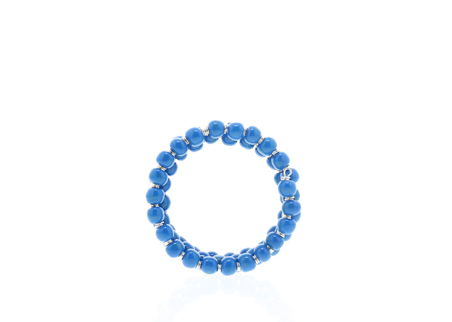 Mexican Blue Bracelet - Tiny Round