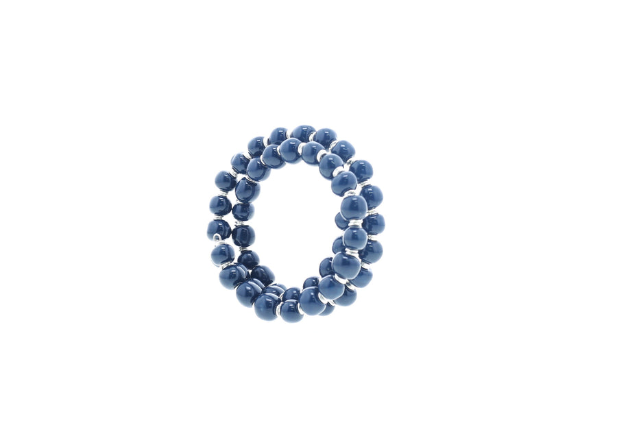 Mid Blue Bracelet - Tiny Round