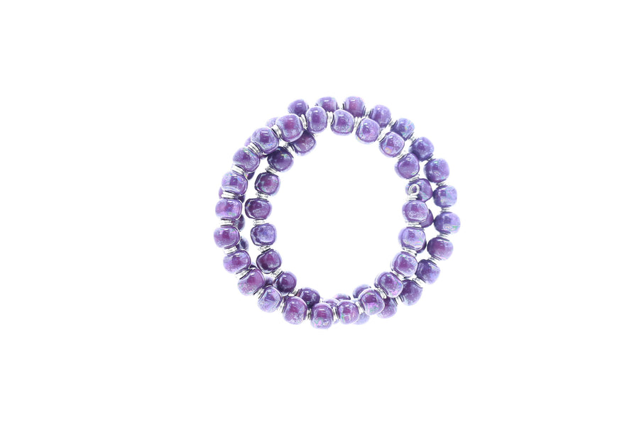 M.O.P Violet Bracelet - Tiny Round