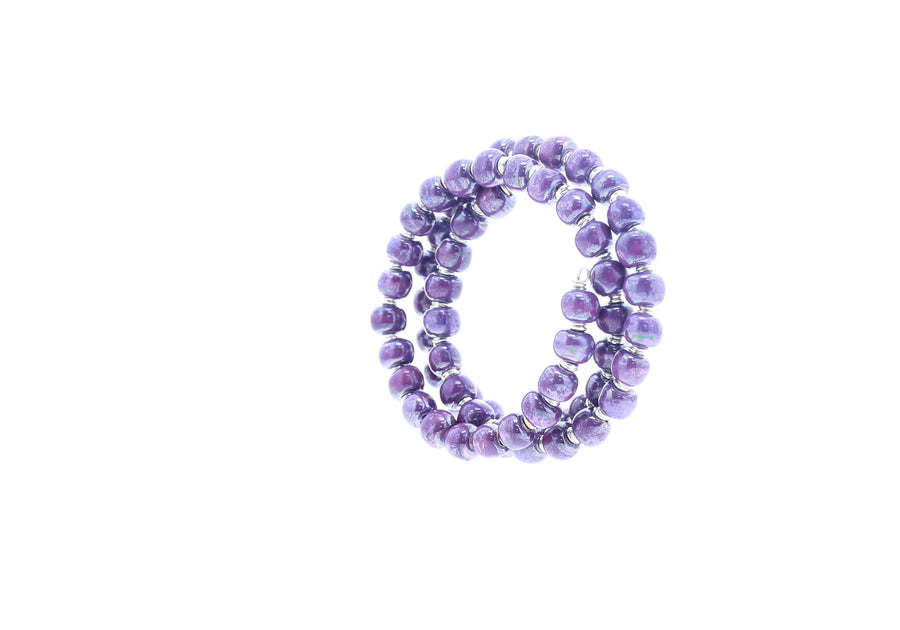 M.O.P Violet Bracelet - Tiny Round